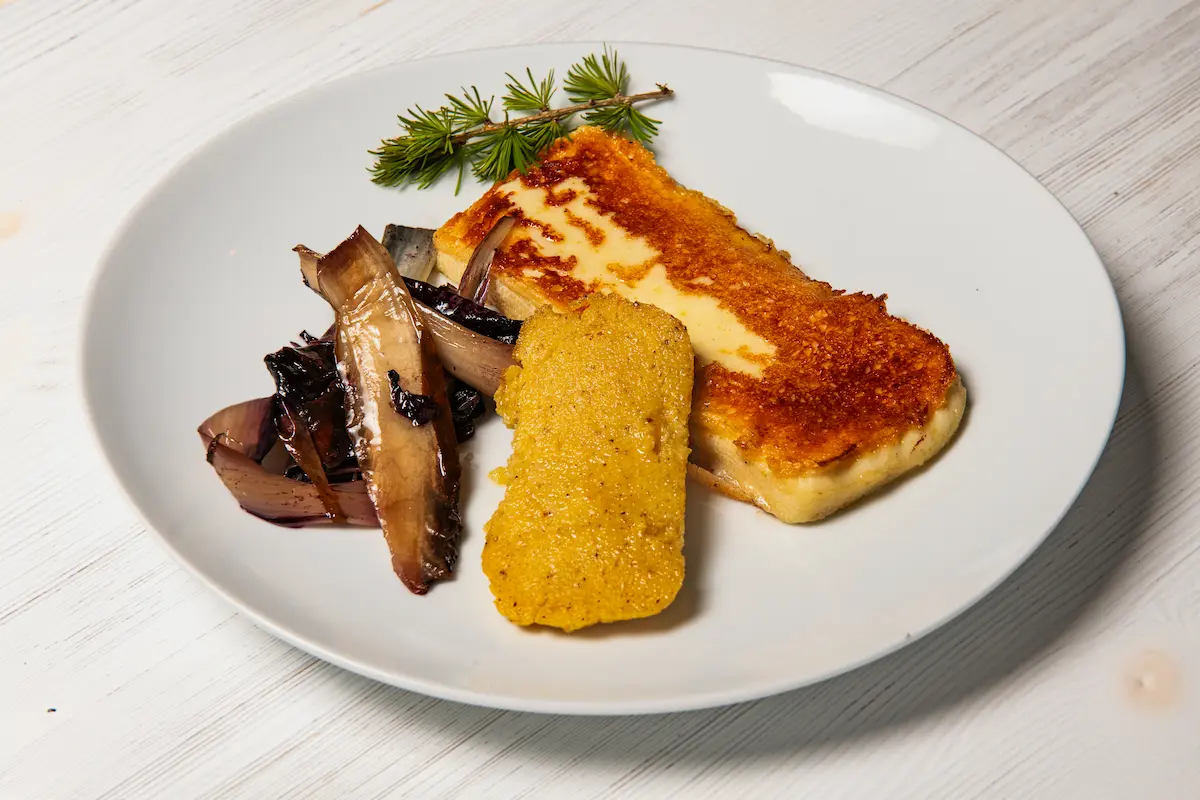 Pietanza della cucina tipica della Malga Morareto